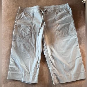 Prana Light Blue Capri Pants